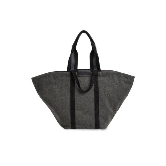 NWT No Boundaries Women's Beach Pool Summer Tulip Spacious Tote Bag Gray Black - Picture 2 of 4